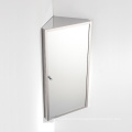 Hot Sale Stainless Steel Bathroom Wall Mounted Corner Mirror Cabinet